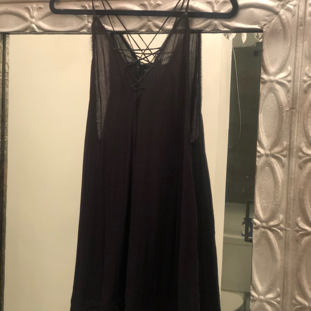 Black Free People cover up dress